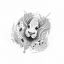 triplet tattoo design idea