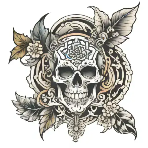 back tattoo design idea