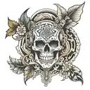 back tattoo design idea