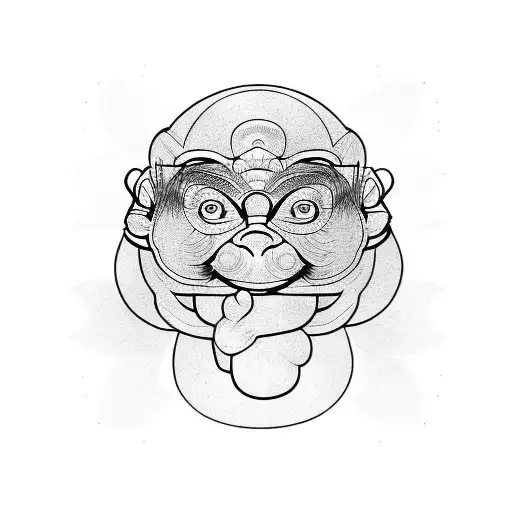 3 wise monkeys tattoo design idea
