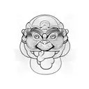 3 wise monkeys tattoo design idea
