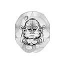 3 wise monkeys tattoo design idea