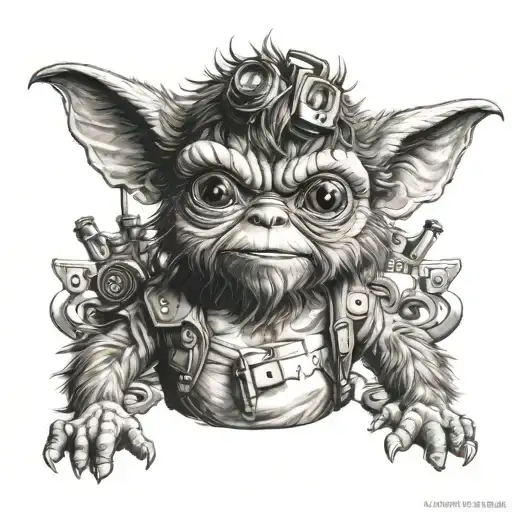 gremlins gizmo tattoo design idea