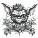 gremlins gizmo tattoo design idea