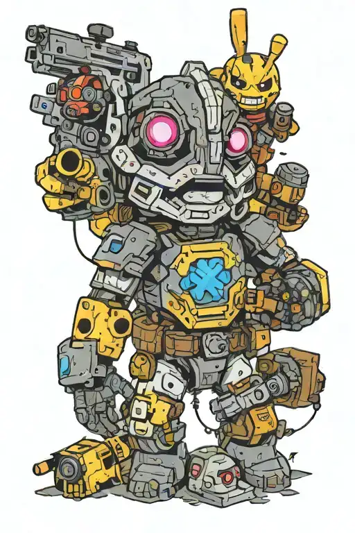 borderlands, halo, fallout, five nights at freddy's, minecraft tattoo design idea