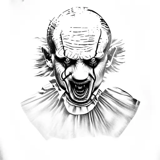 Hannibal Lecter, Pennywise, Freddy Krueger, Jigsaw tattoo design idea