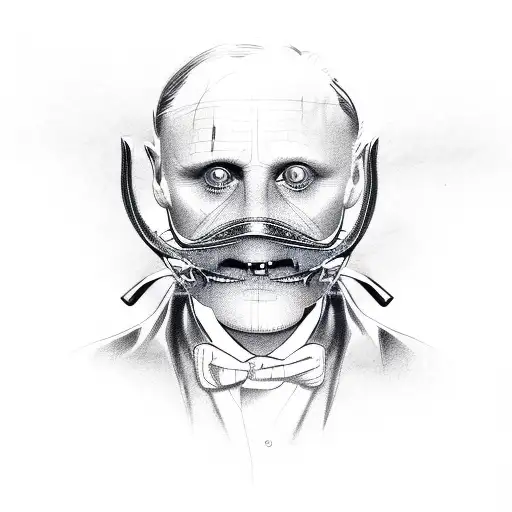 Hannibal Lecter  tattoo design idea