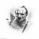 Hannibal Lecter, Pennywise, Freddy Krueger, Jigsaw tattoo design idea