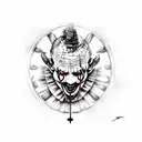 Hannibal Lecter, Pennywise, Freddy Krueger, Jigsaw tattoo design idea