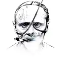 Hannibal Lecter  tattoo design idea