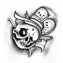 voodoo doll tattoo design idea