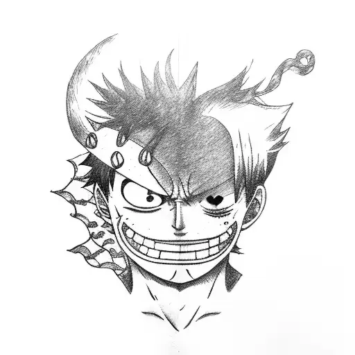 One piece luffy, zoro, Sanji, Maya, taino  tattoo design idea