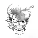 One piece luffy, zoro, Sanji, Maya, taino  tattoo design idea