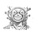 One piece luffy, zoro, Sanji, Maya, taino  tattoo design idea