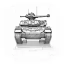 tank puzzle pieces  tattoo design idea