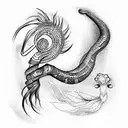 Kokopelli tattoo design idea