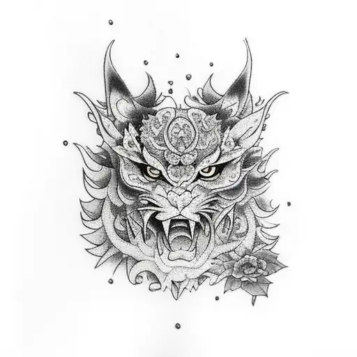 Name Arya tattoo design idea