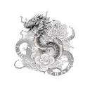 Name Arya tattoo design idea