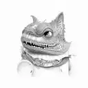 existential dread tattoo design idea