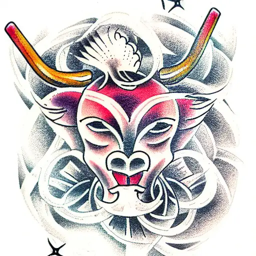 taurus tattoo design idea