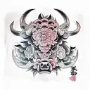 taurus tattoo design idea