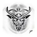 taurus tattoo design idea