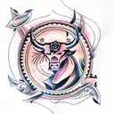 taurus tattoo design idea