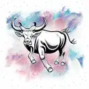 taurus tattoo design idea