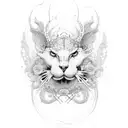 bio mechanical tattoo design idea