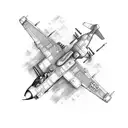 military aircraft markings tattoo design idea