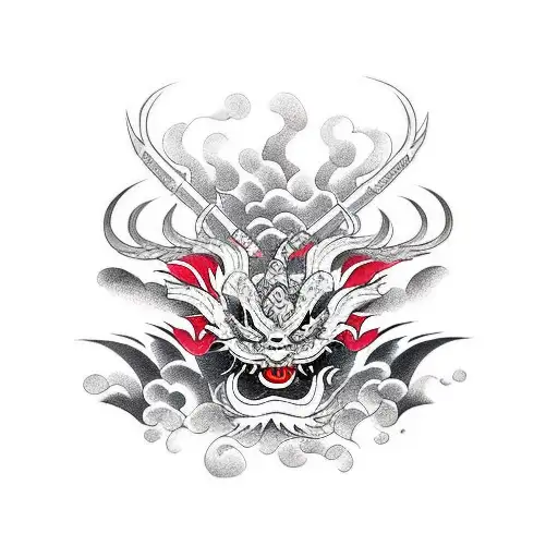 Mulan with mushu tattoo design idea