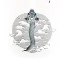 tree carp tattoo design idea