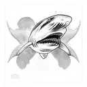 hammerhead shark tattoo design idea