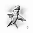 hammerhead shark tattoo design idea