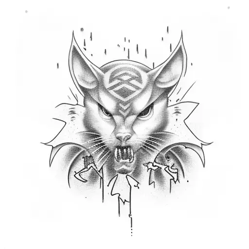 gang tattoo for the "ditch rats" tattoo design idea