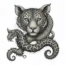 Leo Scorpio together   tattoo design idea