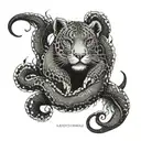 Leo Scorpio together   tattoo design idea