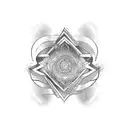 smoke tattoo design idea