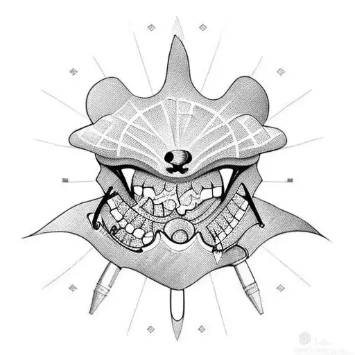 dentist at work  tattoo design idea