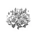 succulents tattoo design idea