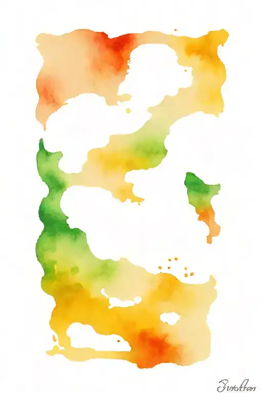 Italian flag ripping tattoo design idea