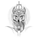 Goddess Skadi  tattoo design idea