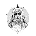 skadi skiing tattoo design idea