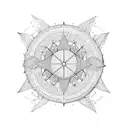 birth chart  tattoo design idea