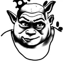 shrek tattoo design idea
