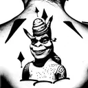 shrek tattoo design idea