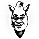 shrek tattoo design idea