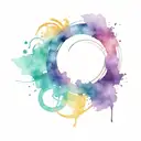 four elements circle tattoo design idea