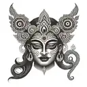 Goddess Kali maa tattoo design idea