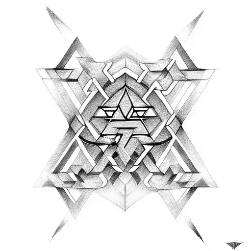 Valknut Symbol tattoo design idea